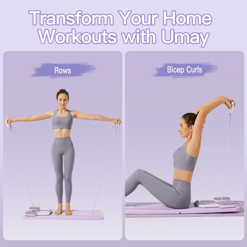 Foldable AB, Pilates Reformer Exercise Board